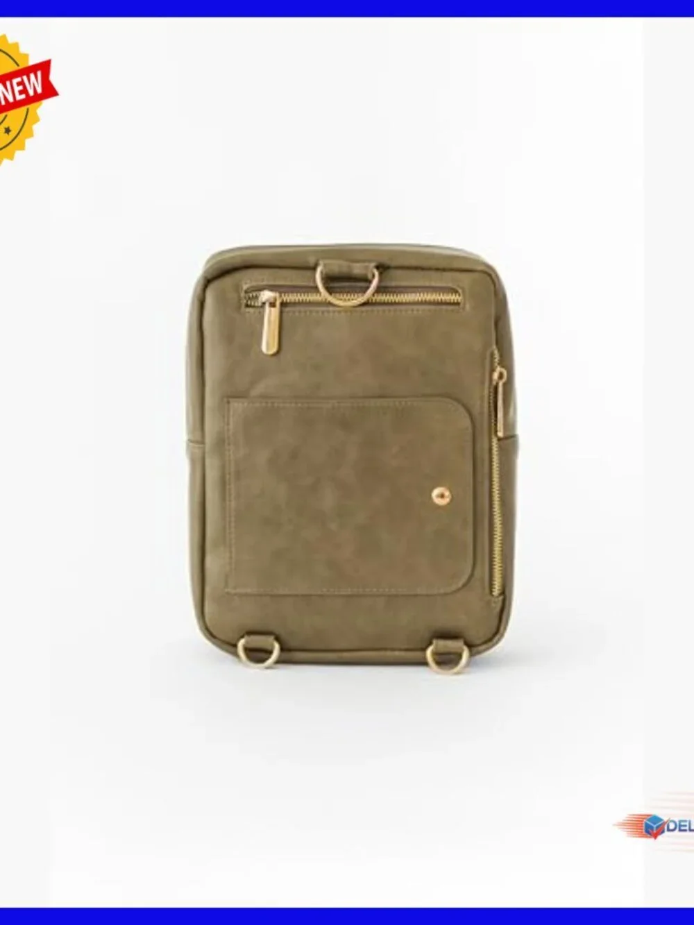 Convertible Diaper Backpack with Organized Storage, Adjustable Straps